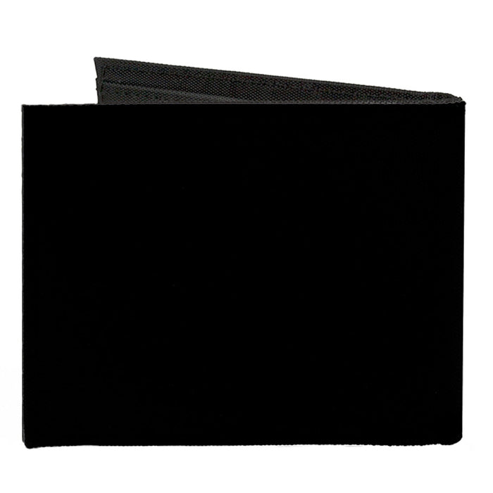 Canvas Bi-Fold Wallet - Black Canvas Bi-Fold Wallets Buckle-Down   