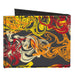 Canvas Bi-Fold Wallet - Swirl Mix Gray/Multi Color Canvas Bi-Fold Wallets Buckle-Down   
