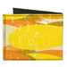 Canvas Bi-Fold Wallet - Spots Stacked Weathered Yellows/Browns Canvas Bi-Fold Wallets Buckle-Down   