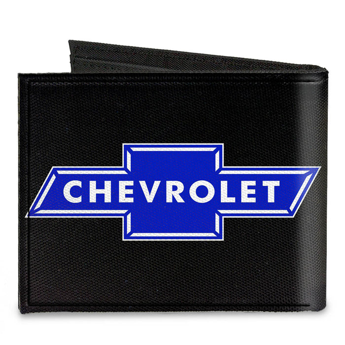 Canvas Bi-Fold Wallet - Chevy Bowtie Logo CENTERED Canvas Bi-Fold Wallets GM General Motors   