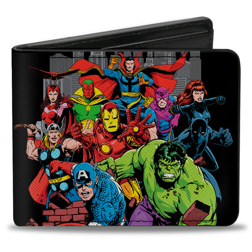 AVENGERS - BEYOND EARTH'S MIGHTIEST 

Bi-Fold Wallet - Avengers Classic Superhero Group Pose Bi-Fold Wallets Marvel Comics   