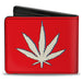 Bi-Fold Wallet - CHEECH & CHONG Title Logo + Bud Leaf Red/Blue/White Bi-Fold Wallets Cheech & Chong   
