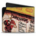 MARVEL DEADPOOL Bi-Fold Wallet - Deadpool Kills Deadpool #2 Cover Dynamite Chimichanga Bi-Fold Wallets Marvel Comics   