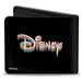Bi-Fold Wallet - Mickey Mouse Smiling Face + DISNEY PRIDE Signature Logo Black/Rainbow Bi-Fold Wallets Disney   