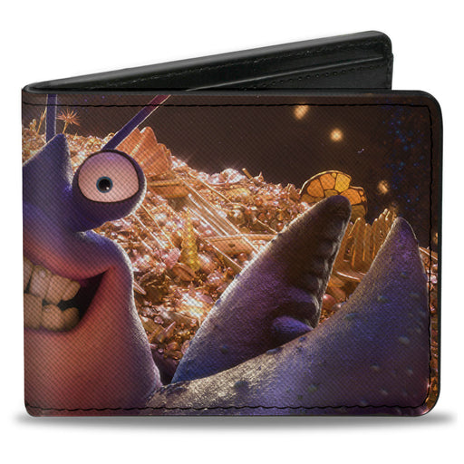 Bi-Fold Wallet - Moana Tamatoa Smiling Face Treasure Pose Bi-Fold Wallets Disney   