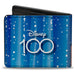 Bi-Fold Wallet - Disney 100 Lilo and Stitch Characters Photo Booth Pose Blues Bi-Fold Wallets Disney   