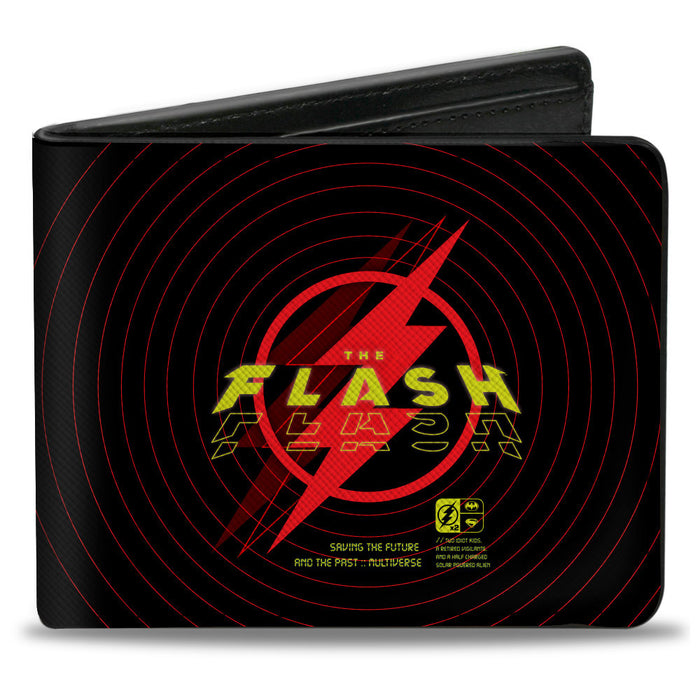 Bi-Fold Wallet - THE FLASH Signal Logo Black/Red/Yellow Bi-Fold Wallets DC Comics   