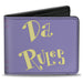 Bi-Fold Wallet - The Fairly OddParent DA RULES Book Lavender/Yellow Bi-Fold Wallets Nickelodeon   