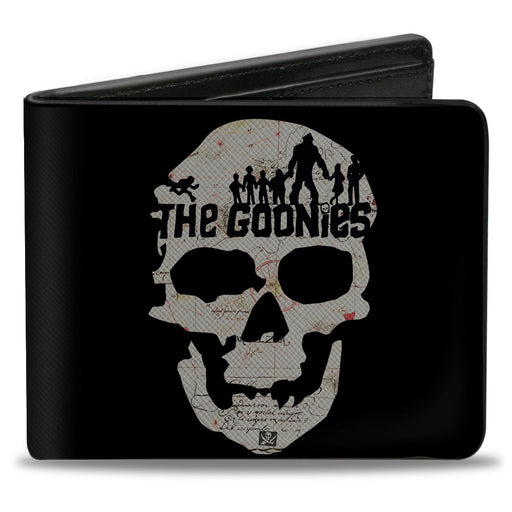 Bi-Fold Wallet - THE GOONIES One Eye Willy Skull Map Black Bi-Fold Wallets Warner Bros. Horror Movies   