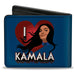 MARVEL STUDIOS MS. MARVEL 

Bi-Fold Wallet - Ms. Marvel I LOVE KAMALA Heart Pose Blue Bi-Fold Wallets Marvel Comics   