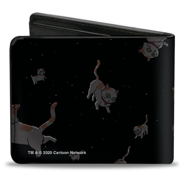 Bi-Fold Wallet - RICK AND MORTY Cats in Space Scattered Bi-Fold Wallets Rick and Morty   