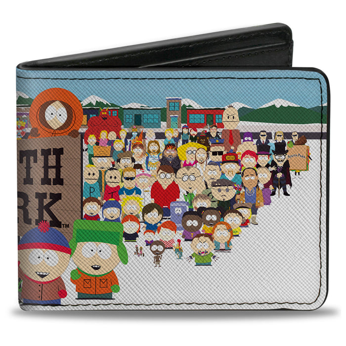 Bi-Fold Wallet - SOUTH PARK Title Characters Group Pose Bi-Fold Wallets Comedy Central   