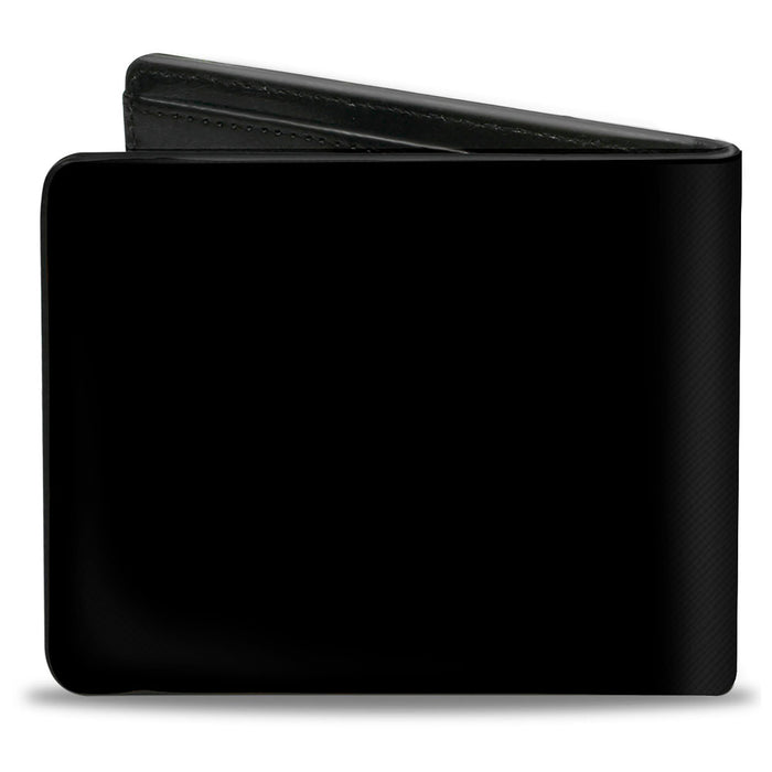 Bi-Fold Wallet - SPONGEBOB SQUAREPANTS Title Black/Yellow Bi-Fold Wallets Nickelodeon   