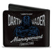 Bi-Fold Wallet - Star Wars DARTH VADER MANAGEMENT CONSULTING Ad Weathered Black/Gray/Blue Bi-Fold Wallets Star Wars   