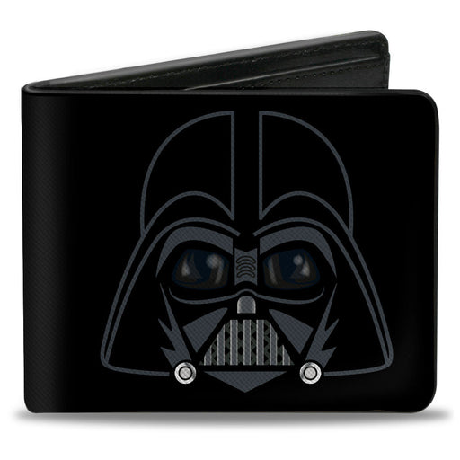 Bi-Fold Wallet - Star Wars Darth Vader ALL I EVER WANTED WAS THE GALAXY Icons Typography Black/Grays Bi-Fold Wallets Star Wars   