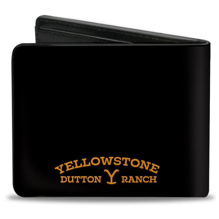Bi-Fold Wallet - Yellowstone Y Logo + Title Icon Black/Yellow Bi-Fold Wallets Paramount Network   