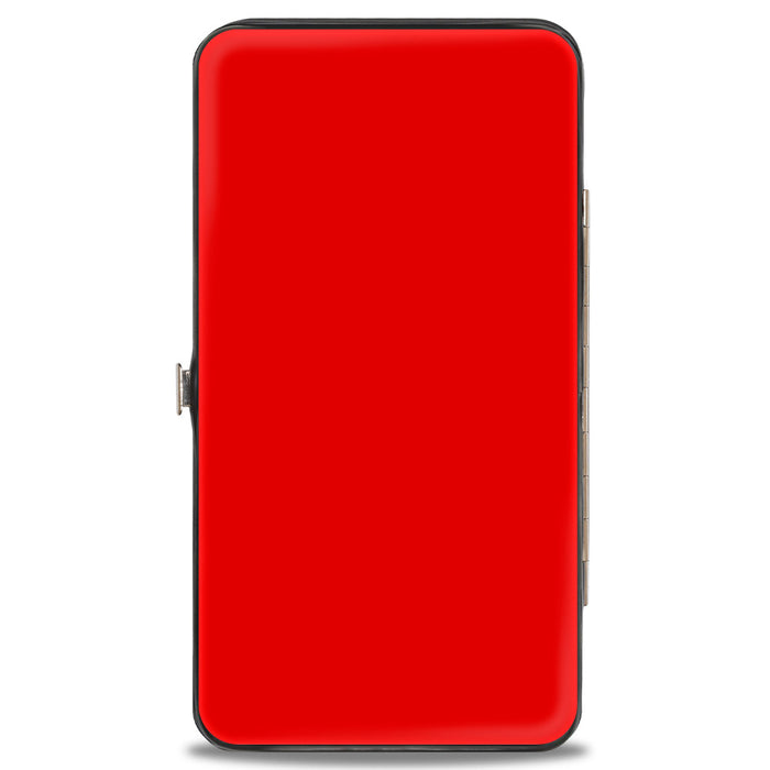 Hinged Wallet - Plain Red Hinged Wallets Buckle-Down   