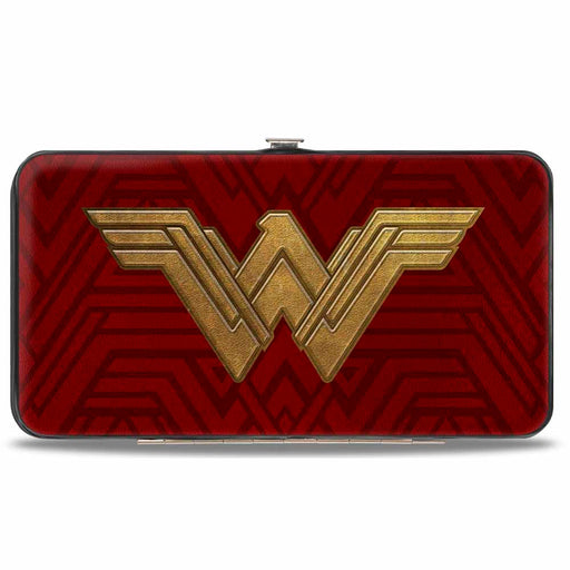 Hinged Wallet - Wonder Woman 2017 Icon + Tiara Star Reds/Golds Hinged Wallets DC Comics   