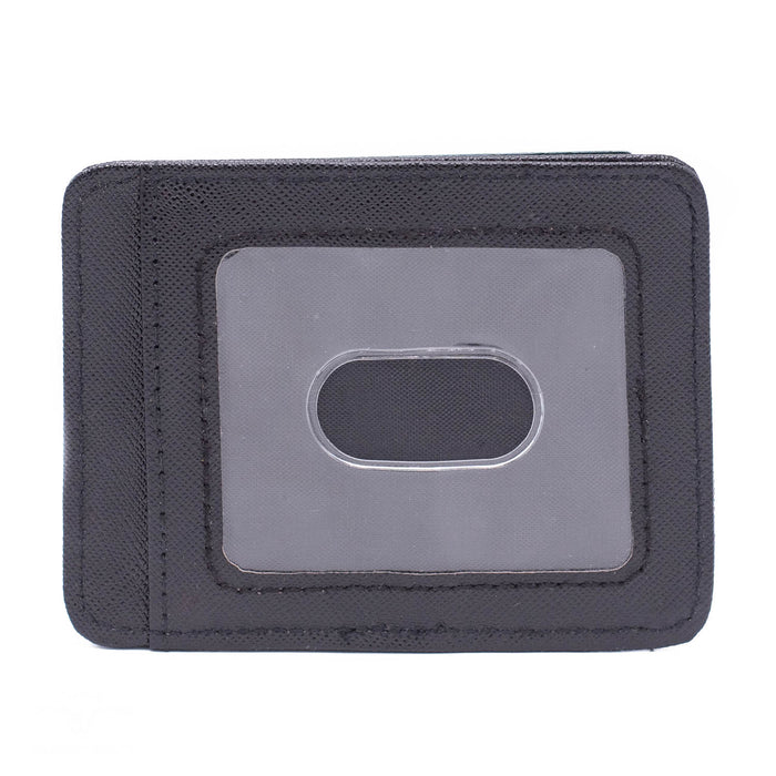 Weekend Wallet - Ford Mustang Black White Logo CENTERED Mini ID Wallets Ford   