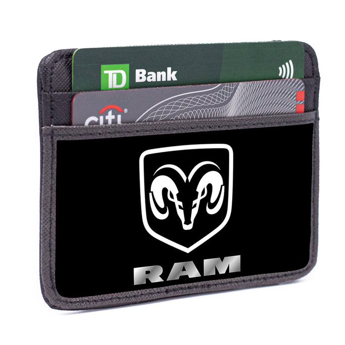 Weekend Wallet - Ram Logo Black White Mini ID Wallets Ram   
