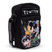 Disney Bag, Cross Body, Kingdom Hearts Goofy Mickey Donald Group Pose and Icons, Black, Vegan Leather Crossbody Bags Disney   