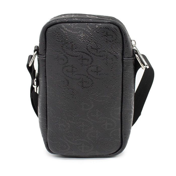 Women's Crossbody Wallet - Disney Signature D Monogram Tonal Black Crossbody Bags Disney   