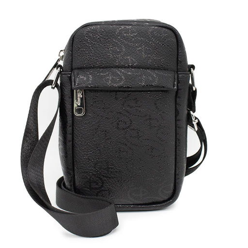 Women's Crossbody Wallet - Disney Signature D Monogram Tonal Black Crossbody Bags Disney   