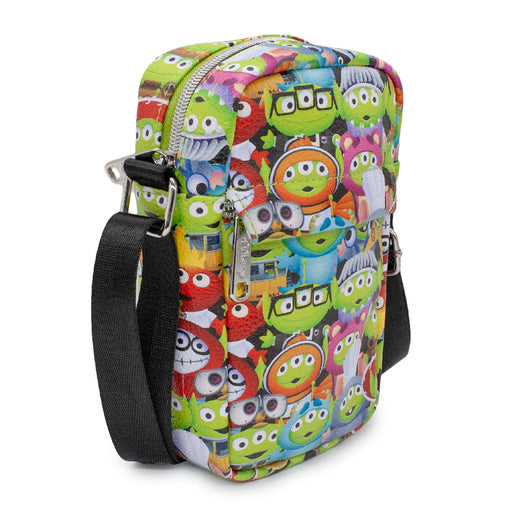 Women's Crossbody Wallet - Toy Story Aliens Pixar Character Cosplay Collage Crossbody Bags Disney   