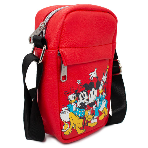 Crossbody Wallet - Disney The Sensational Six Group Pose Red Crossbody Bags Disney   