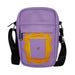 Women's Crossbody Wallet - Friends Monica's Peephole Frame Lavender Yellows Crossbody Bags Friends   