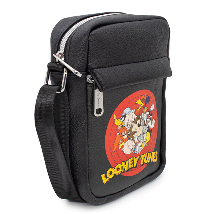 Women's Crossbody Wallet - LOONEY TUNES 10-Character Bullseye Logo Crossbody Bags Looney Tunes   
