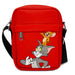Women's Crossbody Wallet - Tom and Jerry Smiling Pose Red Crossbody Bags Tom and Jerry   
