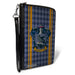 PU Zip Around Wallet Rectangle - RAVENCLAW Crest Stripes/Diamonds Blues/Gold Clutch Zip Around Wallets The Wizarding World of Harry Potter   