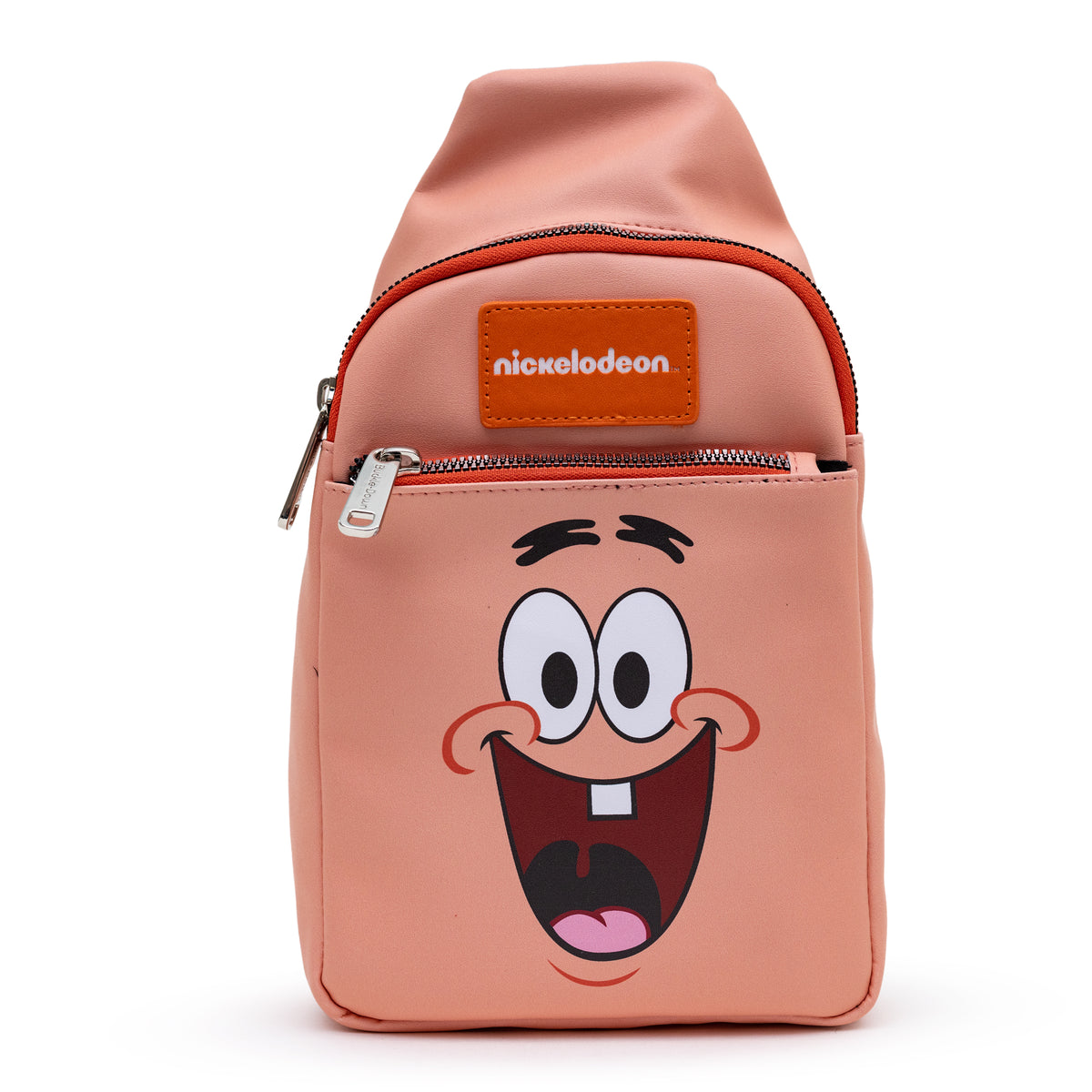 Nickelodeon Bag, Sling, SpongeBob Patrick Star Close Up, Salmon Orange ...