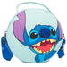 Women's Round Crossbody Bag - Lilo & Stitch Stitch Smiling Face Blue Crossbody Bags Disney   