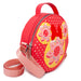 Round Crossbody Bag - Minnie Mouse Bow and Ears Donut Dessert with Polka Dot Red White Crossbody Bags Disney   