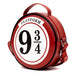Harry Potter Bag, Round, Harry Potter Platform 9 3/4 Sign Replica, Red, Vegan Leather Crossbody Bags The Wizarding World of Harry Potter   