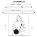 Women's Round Crossbody Bag - Black Patent PU - Mickey Mouse Rhinestone Smiling Face Outline Crossbody Bags Disney   