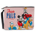 Women's Wallet Single Pocket Wristlet - Disney Mickey and Friends Fab Four TRUE PALS Group Pose Pink Wristlets Disney   