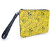 Wallet Single Pocket Wristlet - Mickey Mouse Icon Doodles All Over Yellows Black Wristlets Disney   