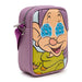 Disney Bag, Cross Body, Snow White Dopey Dwarf Close Up with Lenticular Diamond Eyes, Vegan Leather Crossbody Bags Disney   