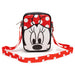 Disney Bag, Cross Body, Minnie Mouse Face Character Close Up, Black, Vegan Leather Crossbody Bags Disney   