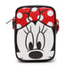 Disney Bag, Cross Body, Minnie Mouse Face Character Close Up, Black, Vegan Leather Crossbody Bags Disney   