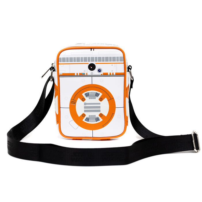 Star Wars Bag and Wallet Combo, Star Wars BB 8 Droid Body White, Vegan Leather Crossbody Bag and Wallet Sets Star Wars   
