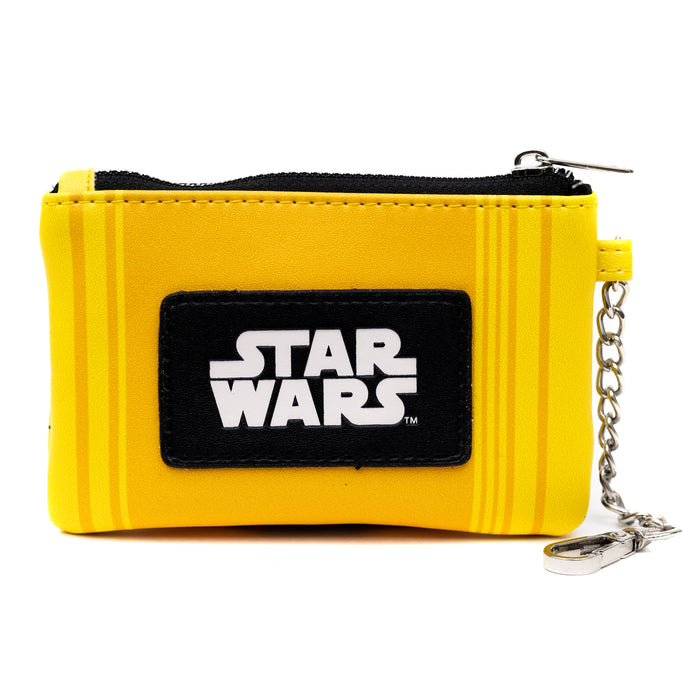 Star Wars Bag and Wallet Combo, Star Wars C3PO Droid Body Yellow, Vegan Leather Crossbody Bag and Wallet Sets Star Wars   