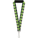 Lanyard - 1.0" - Checker Mosaic Green Lanyards Buckle-Down   