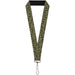 Lanyard - 1.0" - Peace Brown Olive Lanyards Buckle-Down   