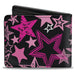 Bi-Fold Wallet - Stargazer Black Pink Bi-Fold Wallets Buckle-Down   