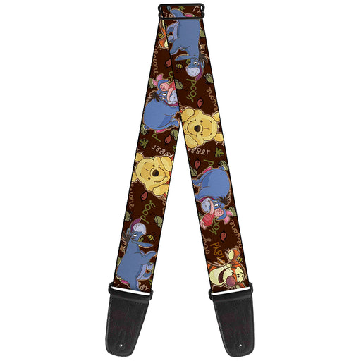 Guitar Strap - Winnie the Pooh Character Poses Guitar Straps Disney   