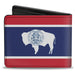 Bi-Fold Wallet - Wyoming Flags Bi-Fold Wallets Buckle-Down   